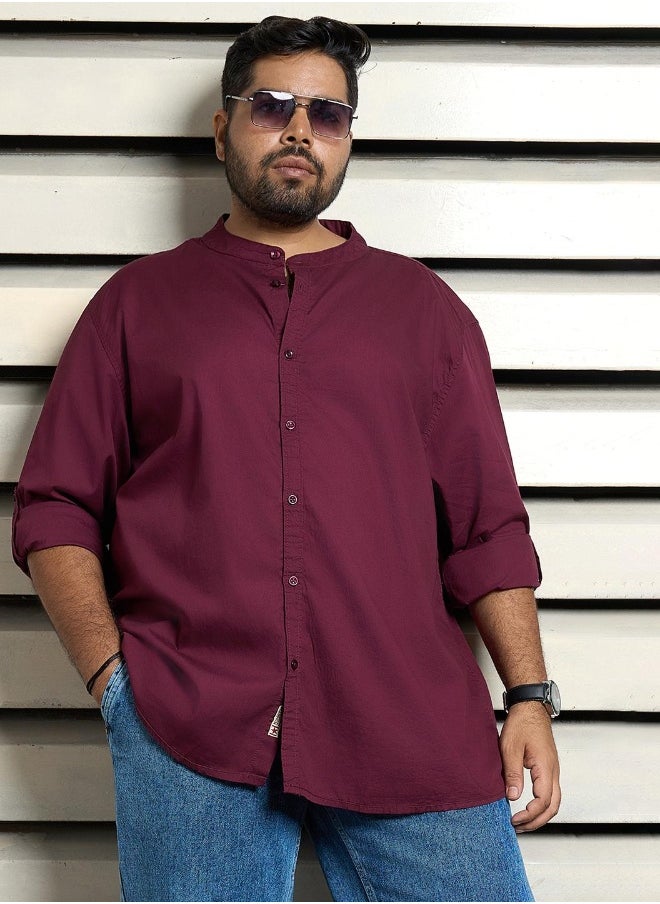 HIGH STAR - Men Wine Shirts - Image 1