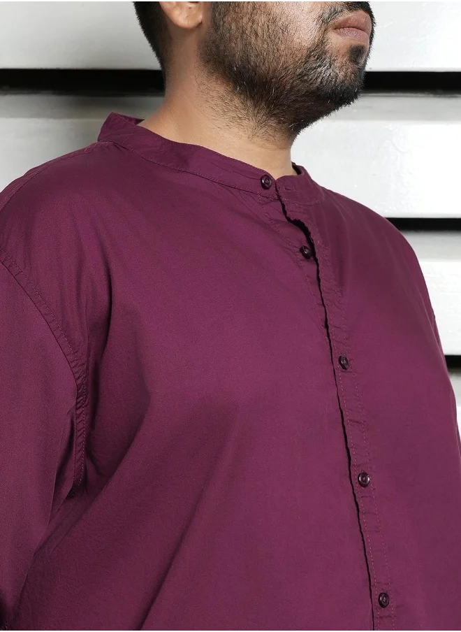 هاي ستار Men Wine Shirts