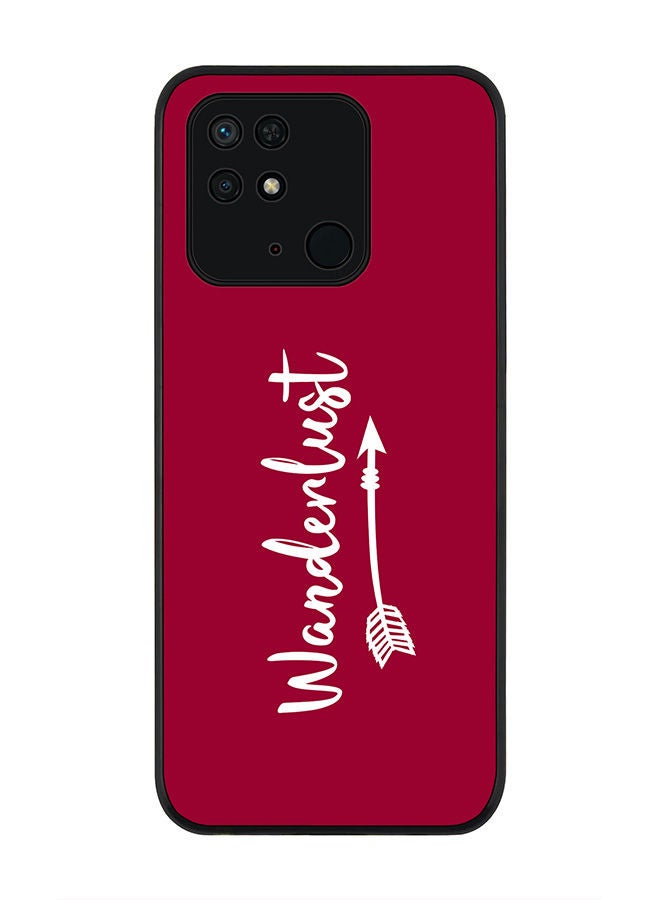 Stylizedd Rugged Black edge case for Redmi 10C 4G  Slim fit Soft Case Flexible Rubber Edges Anti Drop TPU Gel Thin Cover - Wanderlust - Image 1