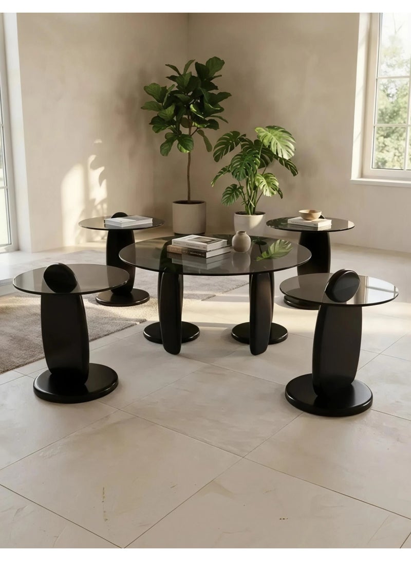 Concent Glass Service Table Set - Image 2