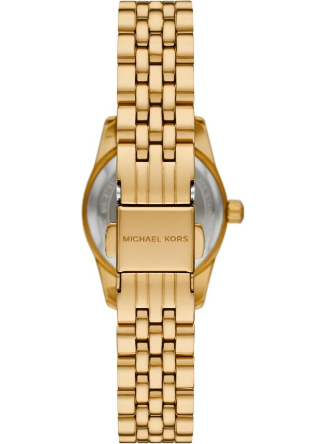 Michael Kors Women Women's Lexington Gold-Tone Stainless Steel Bracelet Watch MK4741 - Image 3