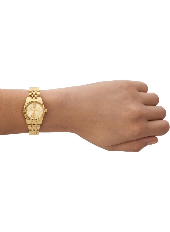 Michael Kors Women Women's Lexington Gold-Tone Stainless Steel Bracelet Watch MK4741 - Image 5