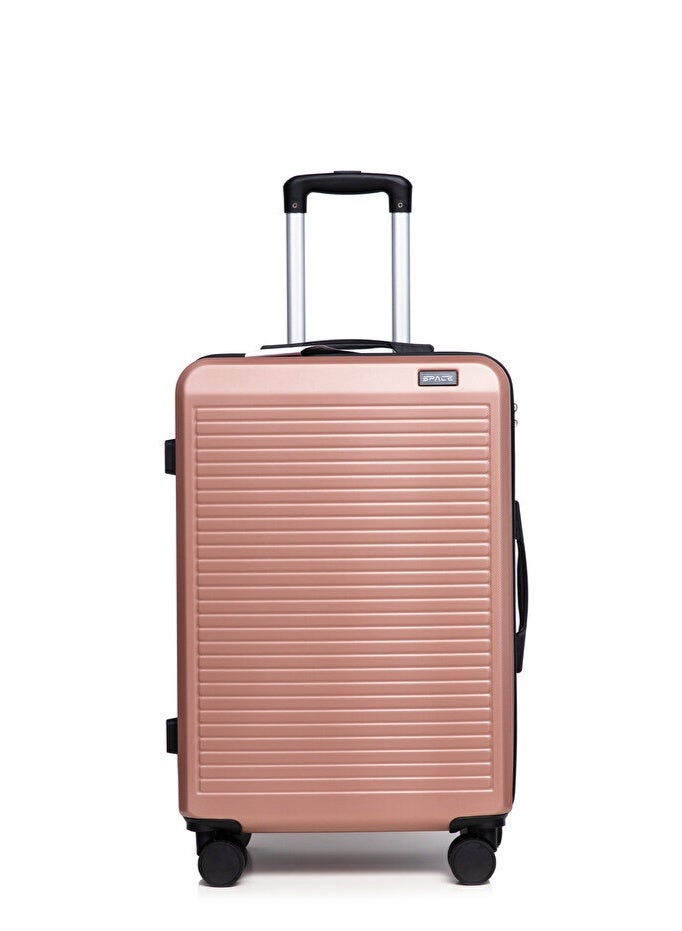 Space Luggage Set of 3 Hardside with Spinner Wheels & Lightweight ABS Luggage for Travel, 28/24/20, Gold - Image 2