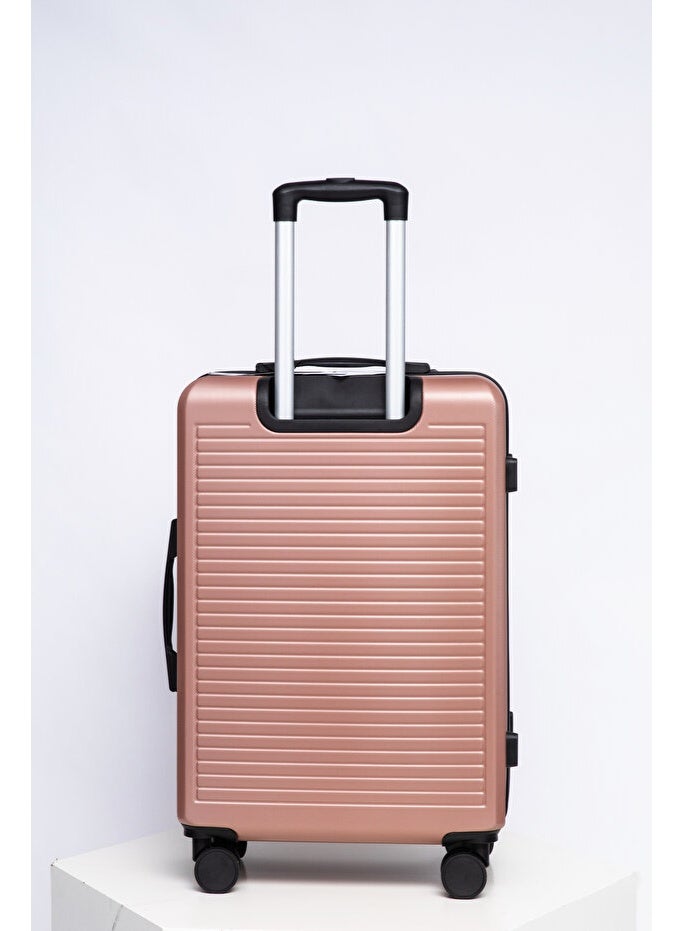 Space Luggage Set of 3 Hardside with Spinner Wheels & Lightweight ABS Luggage for Travel, 28/24/20, Gold - Image 3