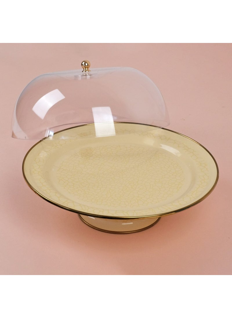 Cream Textured Enamel Footed Cake Bowl - pzsku/Z561A681F49AFB7682650Z/45/_/1730860254/e69c5582-ec9b-4264-b24f-2e62fd97f54d