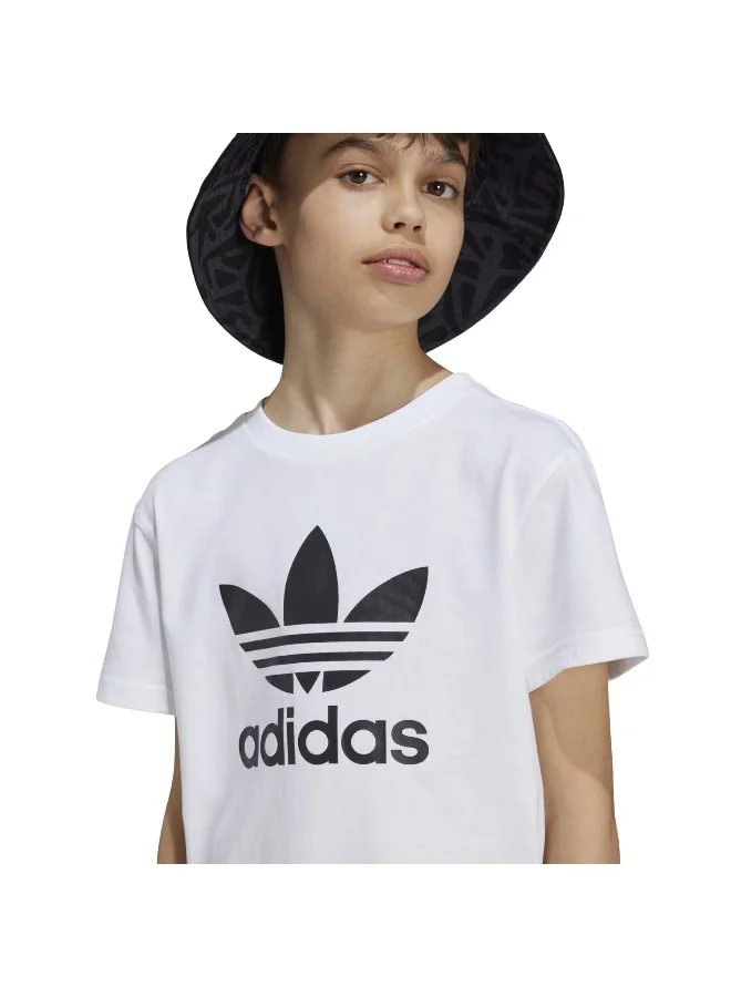 adidas تي شيرت أطفال أوريجينالز TREFOIL أبيض