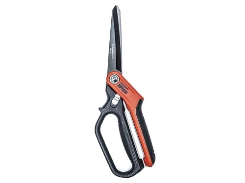 Wiss Crescent Wiss 11" Heavy-Duty Titanium Coated Single Ring Tradesman Shears - Industrial Utility Shears/Scissors for Cutting Leather, Wire, Cardboard - CW11TM - Image 3