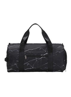 General Large Capacity Waterproof Graffiti Print Swimming Fitness Sports Bag Travel Bag  - Image 1