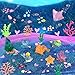 Okaybee Ocean Glow in The Dark Slime Kit 9 Pack with Deep Sea Slime Charms Sensory DIY Rainbow Slime for Kids Glow Party Favors for Girls Boys Halloween - Image 4