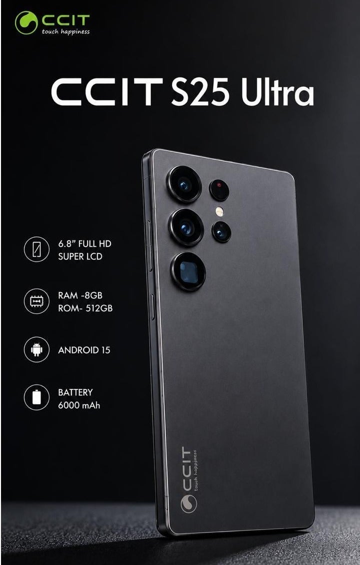 سي سي اي تي هاتف محمول CCIT S25 Ultra 5G شاشة 6.8 بوصة Full HD Super LCD أندرويد 15 - Image 3