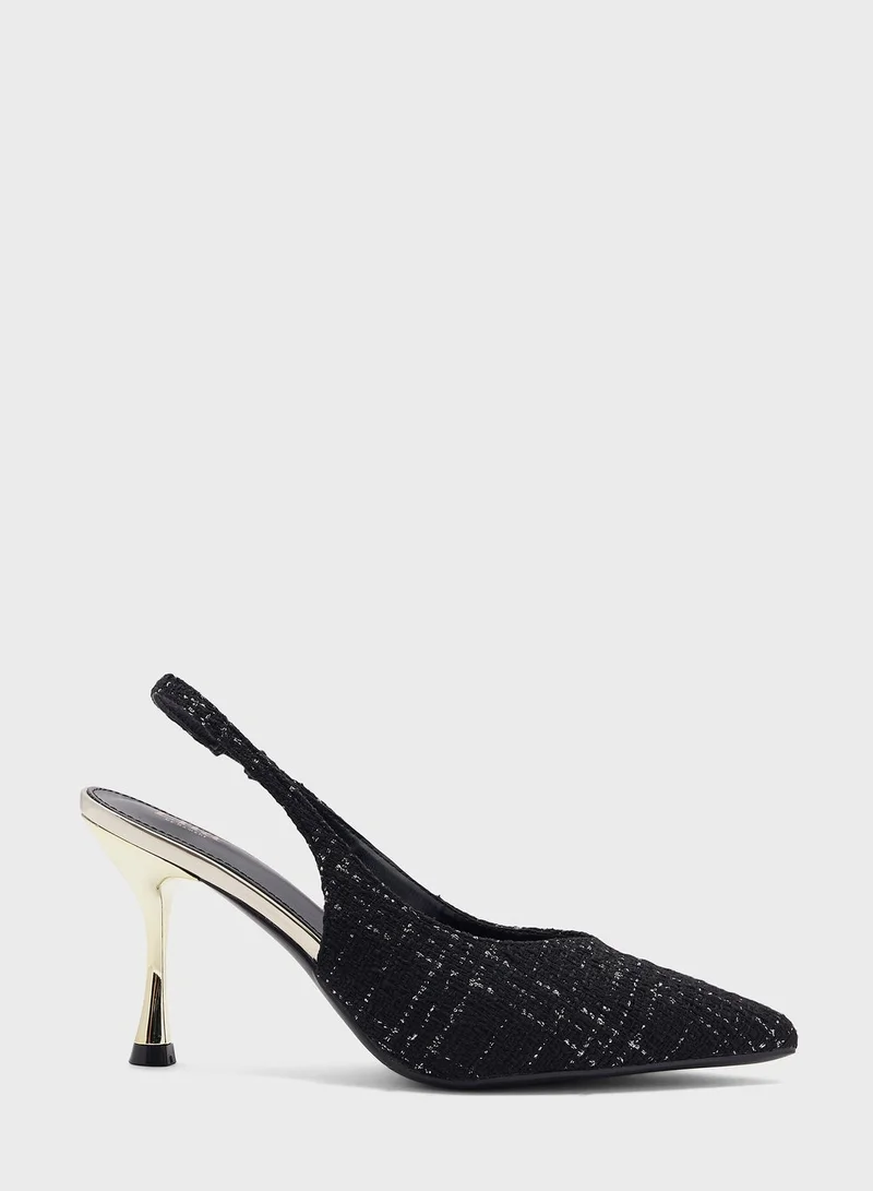 ELLA Tween Pointed Sling Back Pump