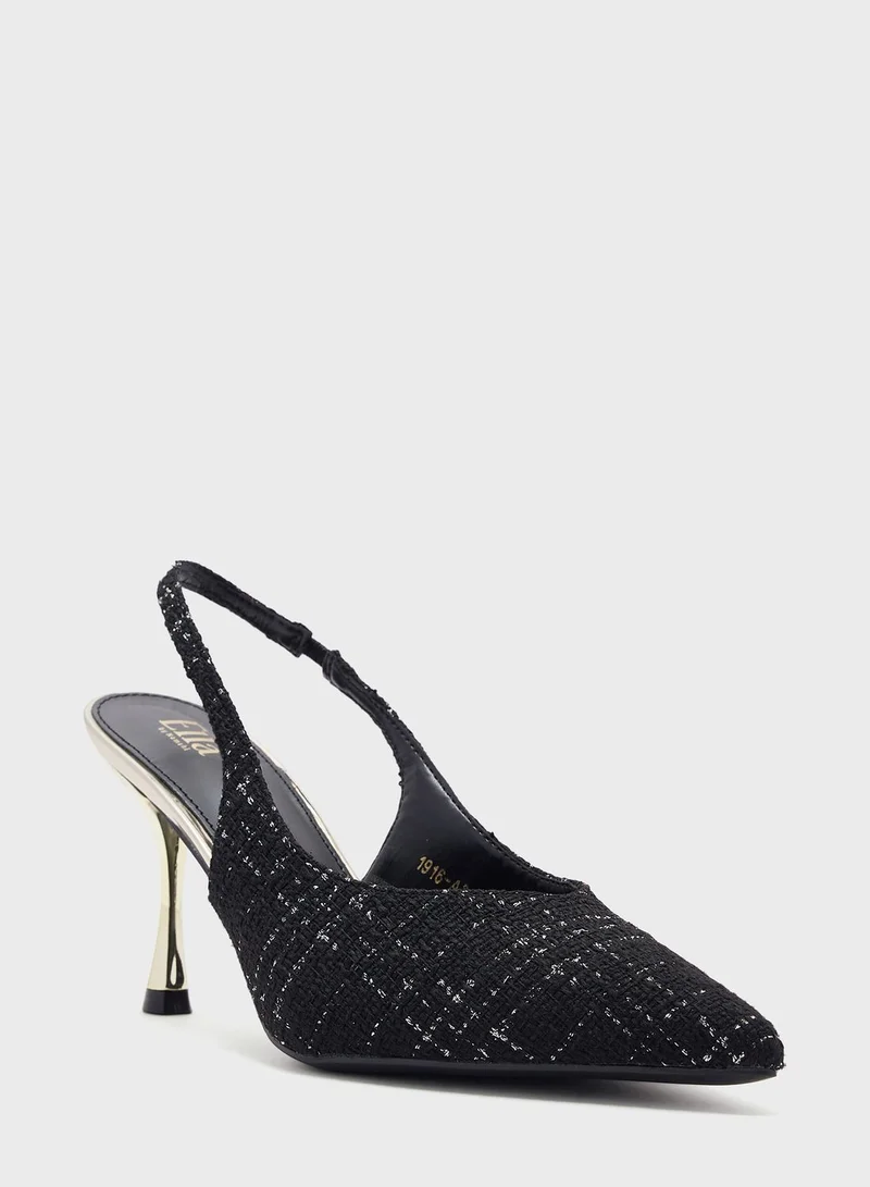 ELLA Tween Pointed Sling Back Pump