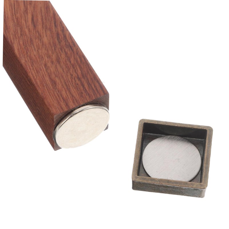 Yardwe Meditation Sandalwood Stamp Set Chinese Calligraphy Pottery Art Tools For Craft Painting Clay Texture Zen Design Equipment - Image 4