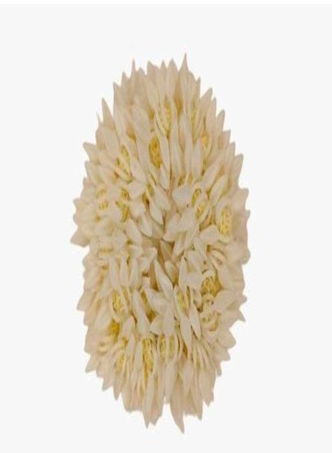 MYSELF Mogra And Rubber band Gajra Hair Accessories Hair Gajra White 15 Grams (Pack of 2) - Image 3