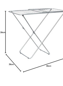 Festive Gallery Large Folding Clothes Dryer Drying Space Laundry Washing Durable Metal Drying Rack Multifunctional Air Dryer Ideal For Indoor And Outdoor ( Length 128cm Height 95cm Width 55cm )  - Image 2