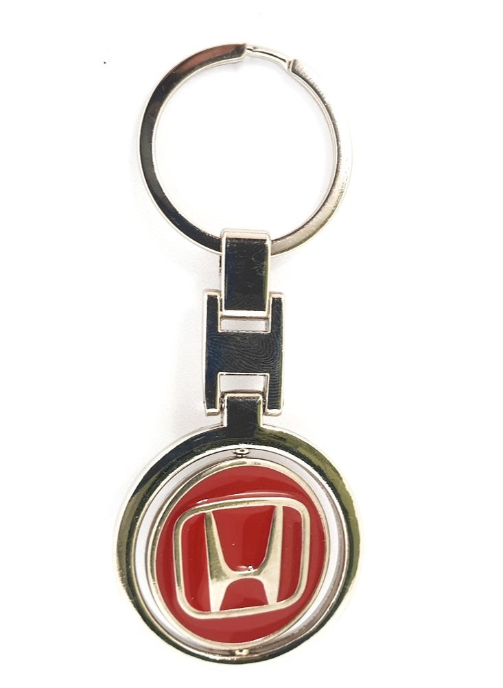 Service Zone Zinc Alloy Metal 3D Logo Keychain For Honda  - Image 1