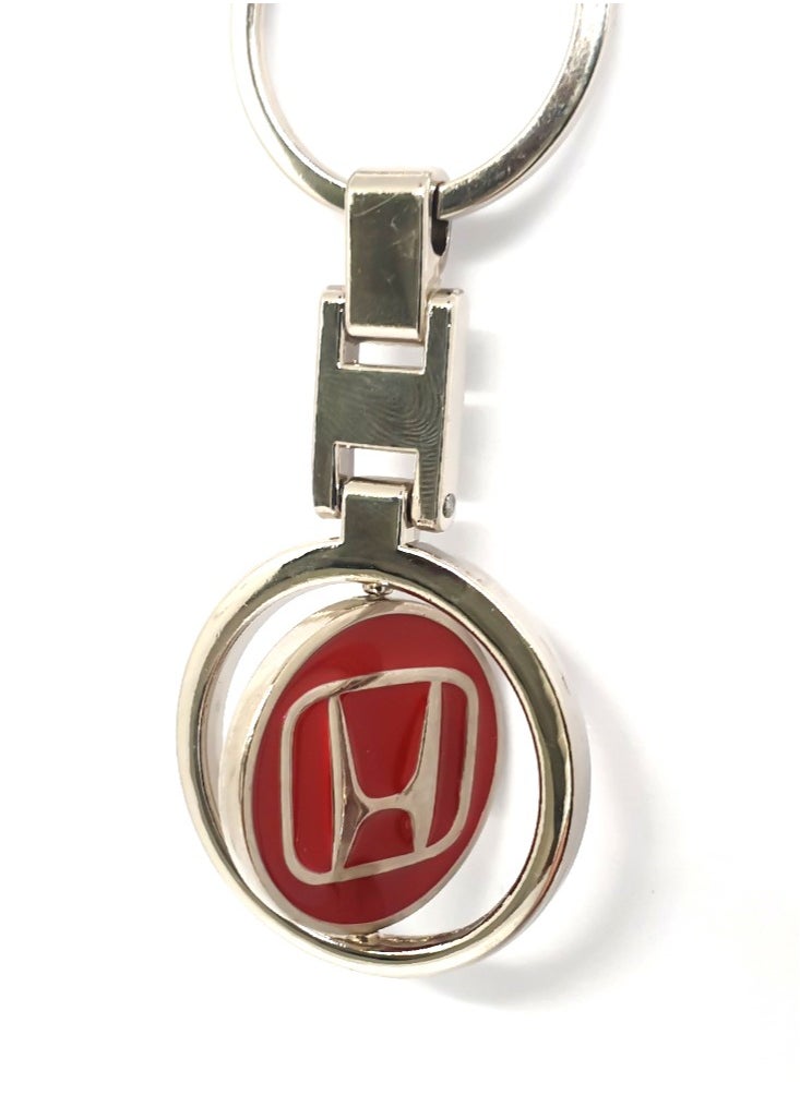Service Zone Zinc Alloy Metal 3D Logo Keychain For Honda  - Image 3