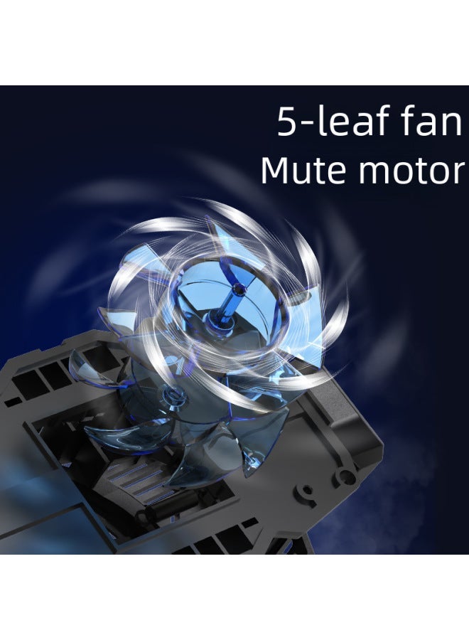2024 Semiconductor Refrigeration Turbo Fan Universal Wheel Bracket Radiator Live Cooling Chicken Artifact-Color:S18 Black  - Image 4