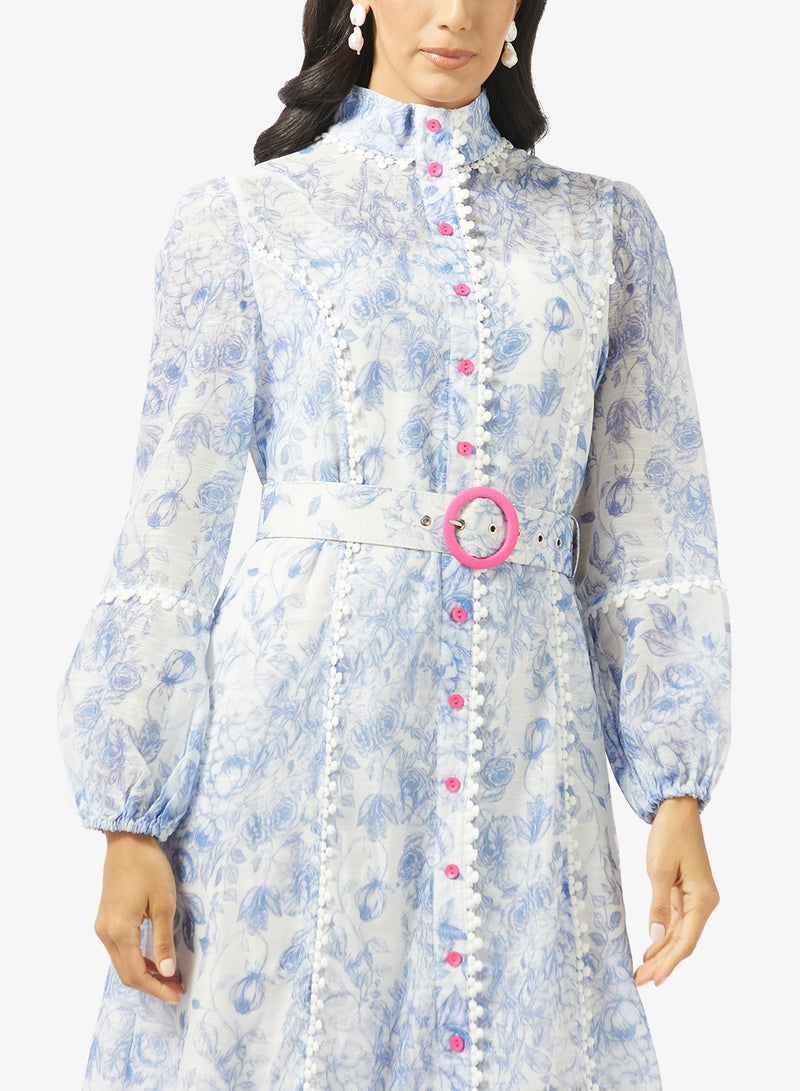 خزانة فستان بطبعة زهور - Image 3