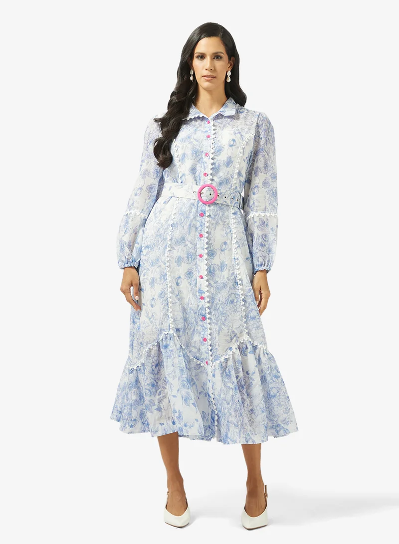 Khizana Floral  Print Dress