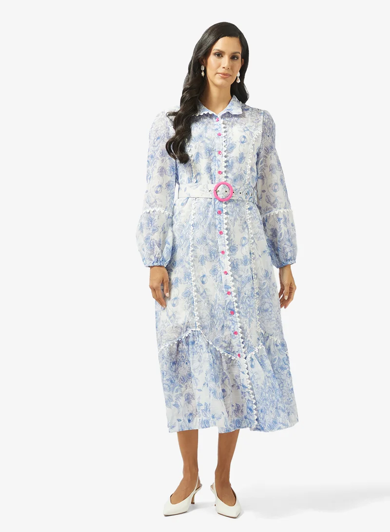 Khizana  Floral  Print Dress for Women | Best Price UAE