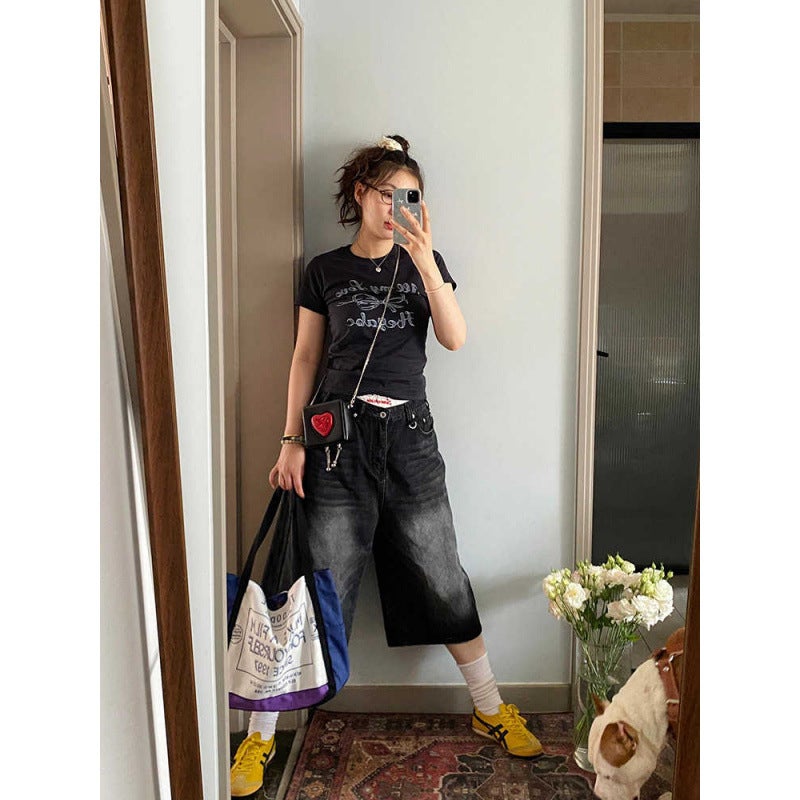 Unisex Classic Denim Jeans Loose Fit Daily Outdoor Wear - Image 3