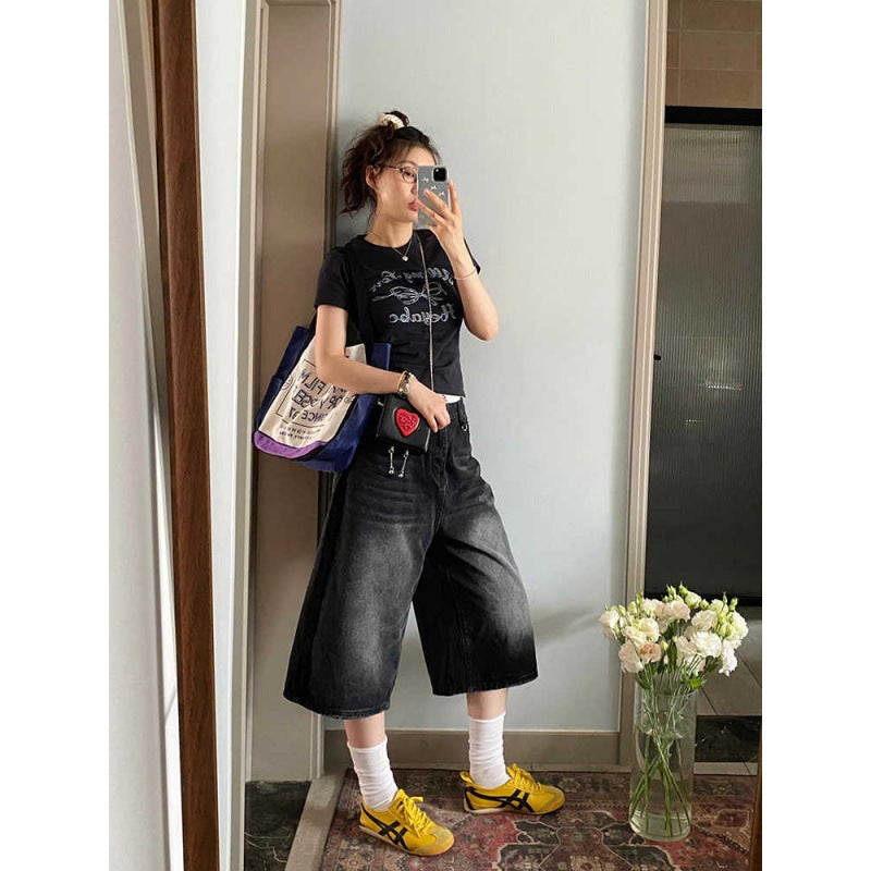 Unisex Classic Denim Jeans Loose Fit Daily Outdoor Wear - Image 4