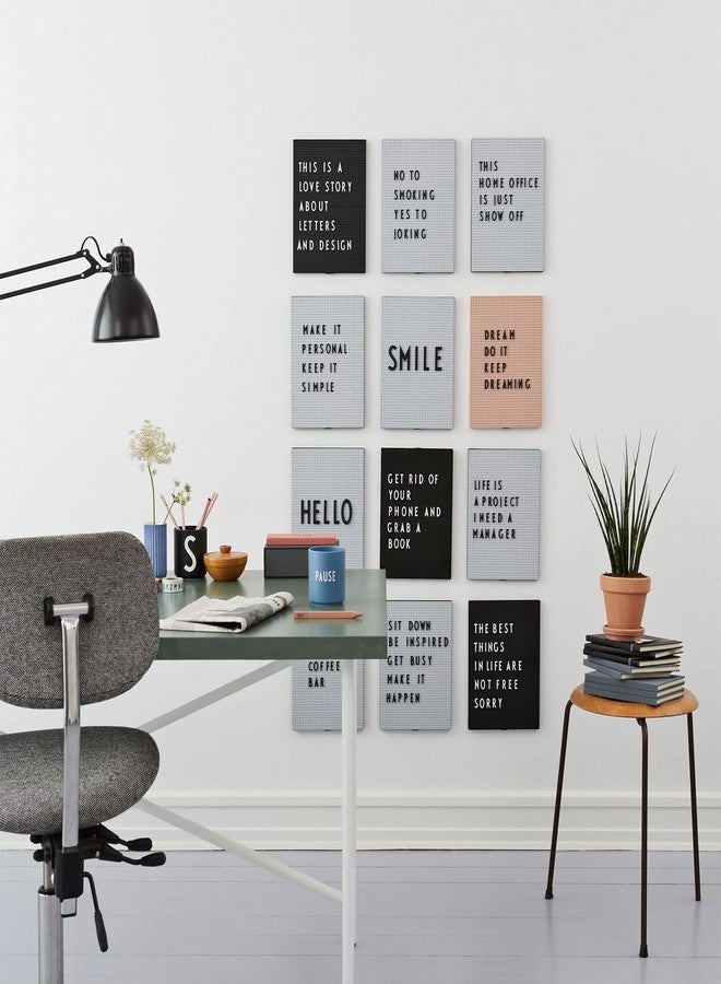 Design Letters Felt Letter board | A4 Message board | Changeable Letter board for everyday use | Use as menu board in kitchen, announcement board for baby shower, wedding, or office décor | Black - Image 4