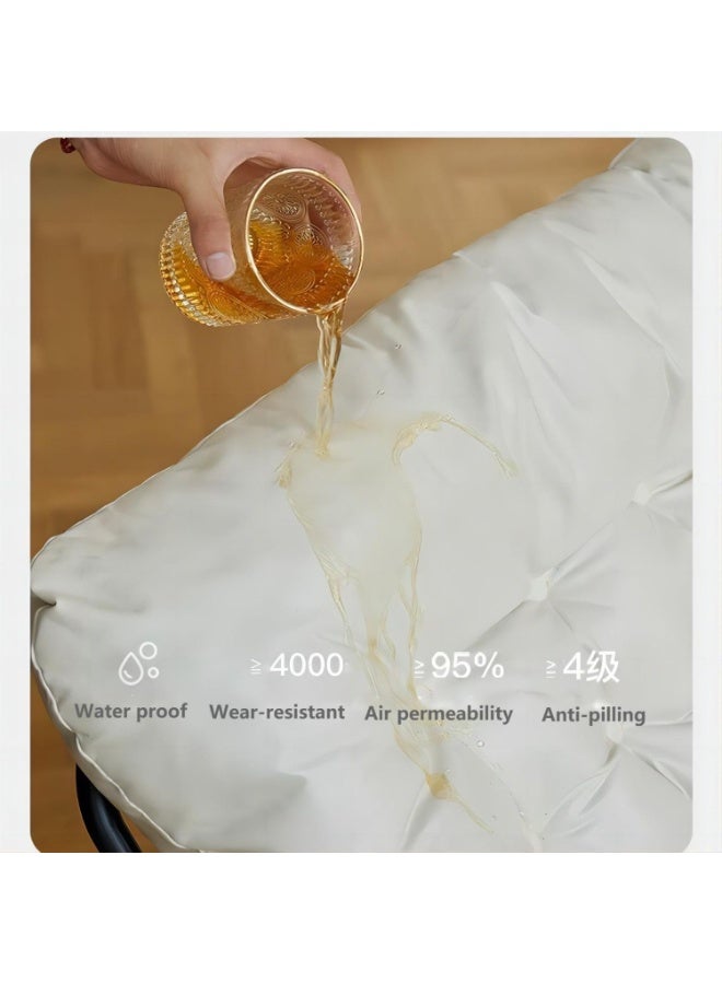 Old_Feller Double Living Room Recliner Outdoor Rocking Chair with Armrests Storage Bag, Modern Rocker Recliner Chair with Padded Cushion, Lounge Chair for Balcony, Lazy Sofa Chair for Lounge Living Room Bedroom Patio Garden (Beige) - Image 2