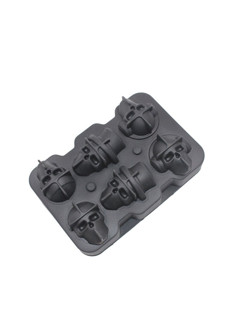 Goolsky - Goolsky Skull Ice Cube Mold, Skull Shape Ice Cube Tray with Lid, Silicone Easy Release Ice Cube Mold for Chocolate Candy Halloween - Image 1