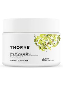Pre-Workout Elite - Natural Support for Energy Production and Performance - Citrus Berry Flavored Dietary Supplement-Net WT 4.32 Oz 122.6 grams