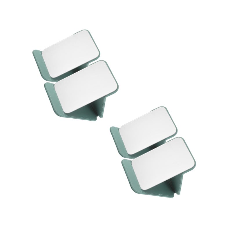 4 pcs Portable Folding Makeup Mirror For Dorm Bedroom Bathroom With Stand Travel Vanity Mirror For Home Desk Small Countertop - Image 1