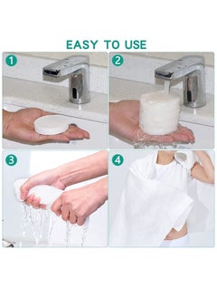 Y&D 4-Piece Large Compressed Portable Disposable Soft Thick Bath Towels 70x100cm  - Image 3