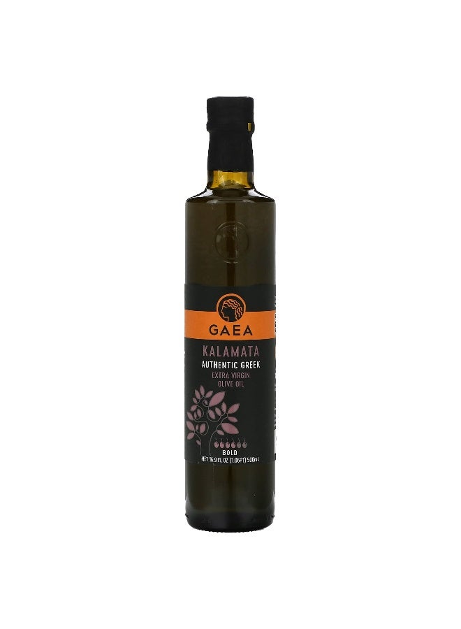 Gaea, Kalamata Extra Virgin Olive Oil, Bold, 16.9 fl oz (500 ml) - Image 1