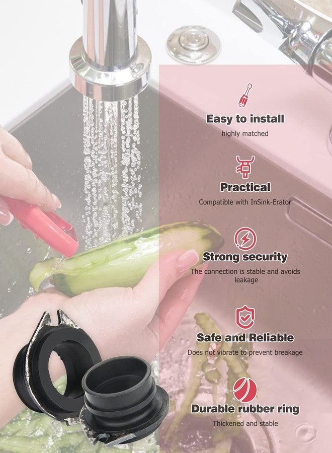 Mellbree Garbage Disposal Parts for Insinkerator, 75499 Flex Coupler Replacement Parts Compatible with Insinkerator Anti-Vibration Tailpipe Replaces Part Number 74085 - Image 5