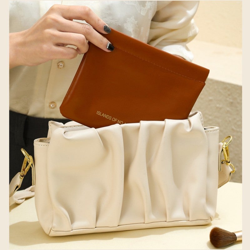 Cara Caro Pu Women's Coin Purse, Large Mini Makeup Bag, Women's Portable Storage BagHeadphone Storage Bag  - Image 5