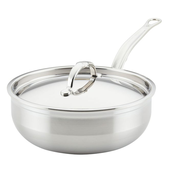 PROBOND FORGED PROFESSIONAL CLAD STAINLESS STEEL ESSENTIAL PAN 35 QUART INDUCTION COMPATIBLE