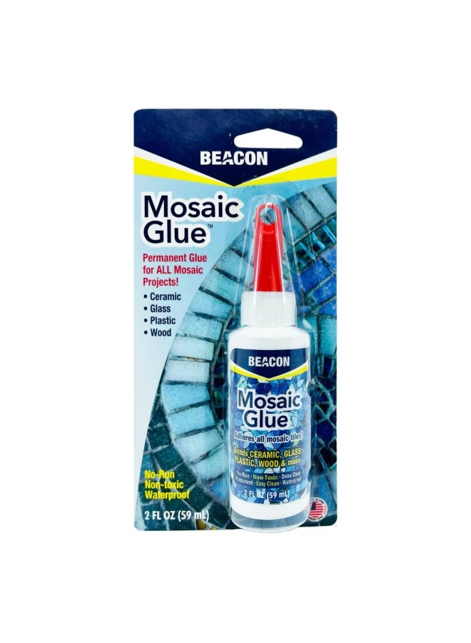 Beacon Mosaic Glue 59 Ml Medium Dries Bottle  Clear - Image 2