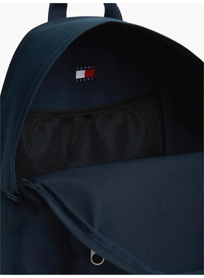 Tommy Jeans Dark Night Navy Essential Textile Dome Backpack  | Best Price UAE