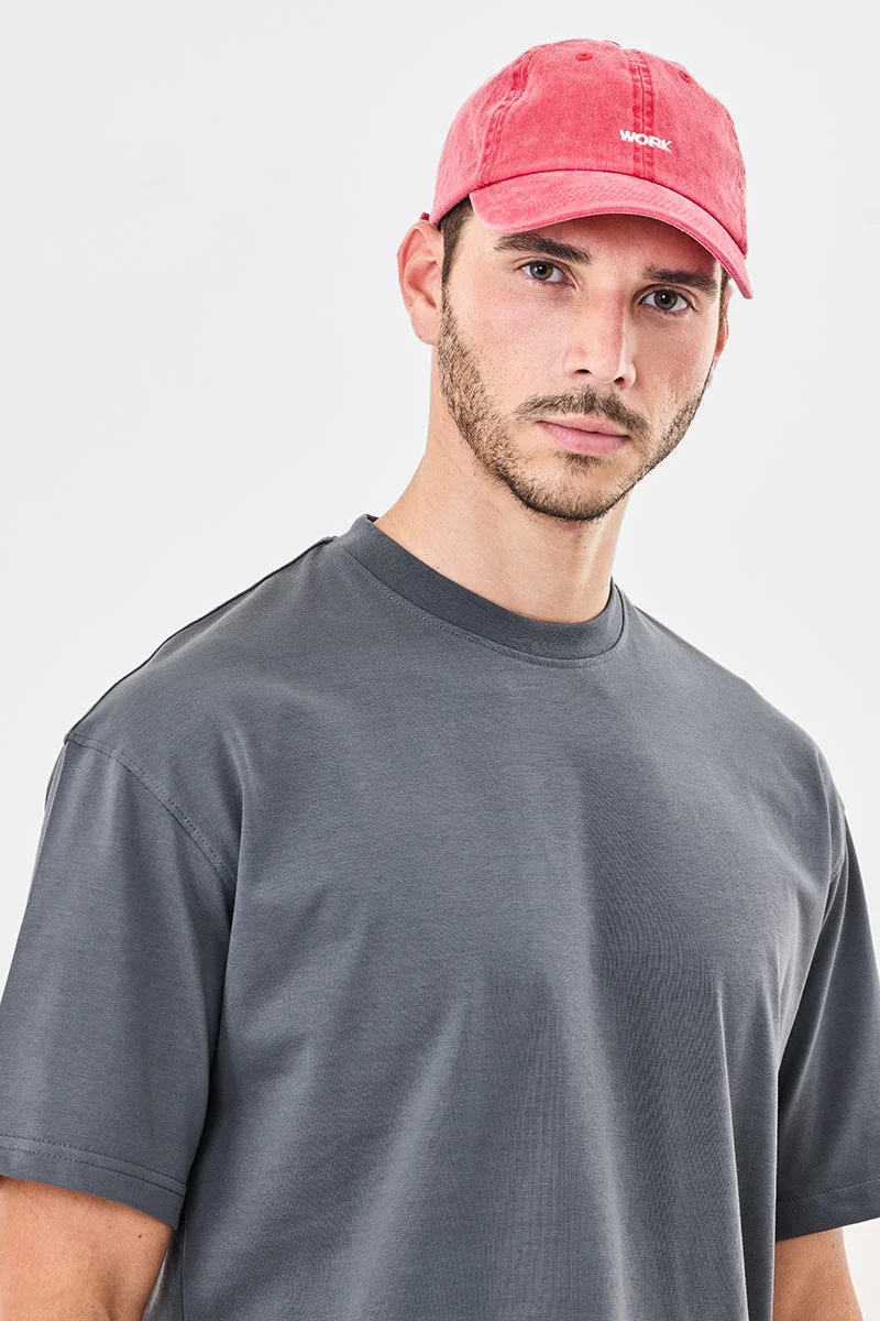 Snitch Grey 100% Cotton Oversized Core Lab T-Shirt for Men | Best Price UAE