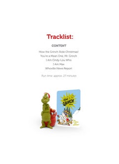 Tonies Grinch Audio Play Character From How The Grinch Stole Christmas By Dr. Seuss  - Image 4