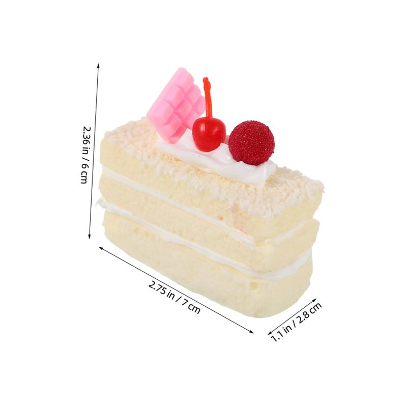 3pcs Artificial Mousse Dessert For Kitchen Display Photography Props Creative Decoration - Image 3