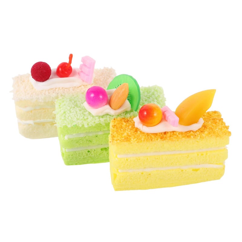 3pcs Artificial Mousse Dessert For Kitchen Display Photography Props Creative Decoration - Image 2
