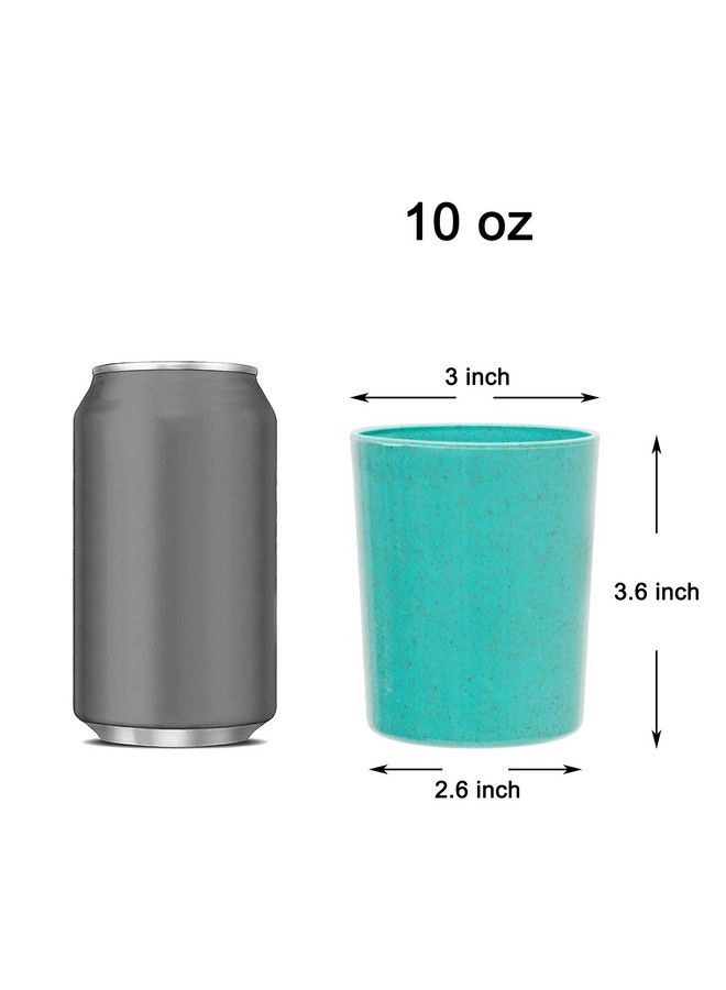 Youngever 10 Ounce Kids Cups 5 Pack Kids Bamboo Plastic Cups In 5 Assorted Colors 10 Ounce Kids Drinking Cups Toddler Cups Cups For Kids Toddlers Unbreakable Toddler Cups - Image 3