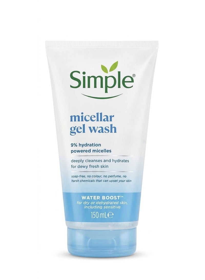 simple micellar facial gel wash 150ml