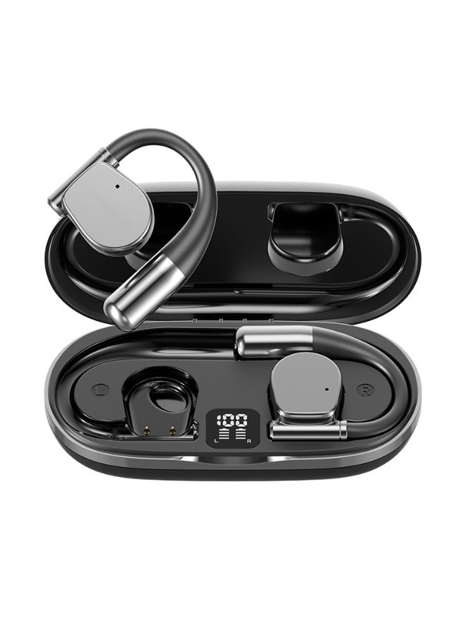 Qiwa-M111 2025 New Edition Ultraviolet Sterilization OWS Open Bluetooth Headphones, with a battery life of up to 30+ hours, feature IPX4 water resistance and noise cancellation for calls. - Image 2