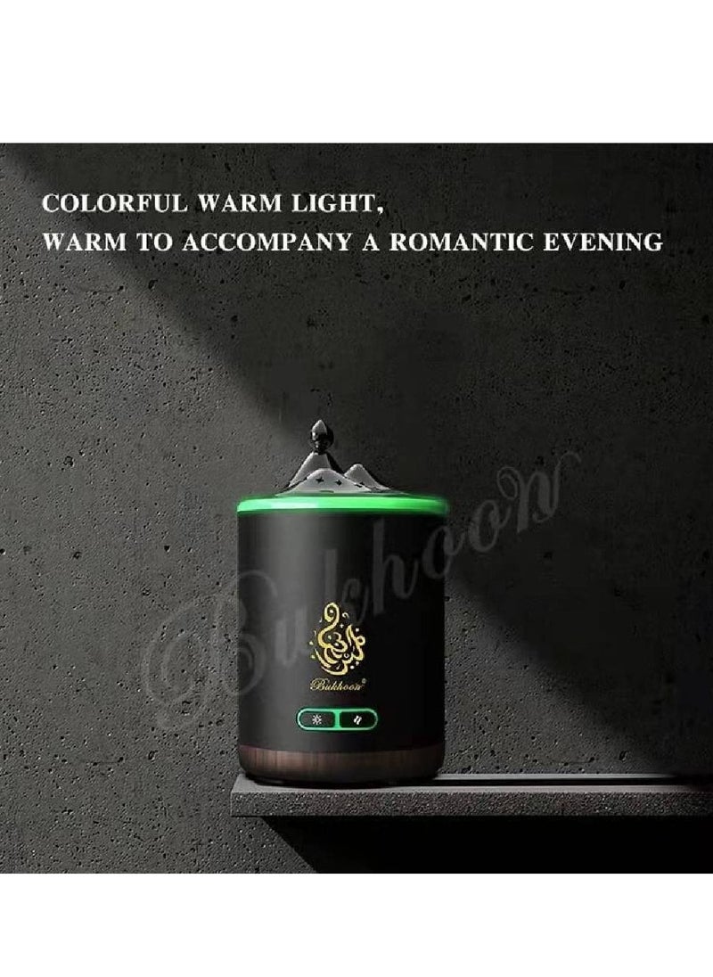 Bakhoor Led Light Electric Bakhoor Dukhoon Aroma Diffuser For Home Office Car Rechargeable Portable Mini USB Power Incense Burner  - Image 4