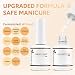 Nicedeco Hema Free No Wipe Gel Top Coat and Base Coat Set 2 Pcs 15ml Low Odor Cruelty Free Vegan Gel Nail Polish Glossy Shine Long Lasting Gel Base Top Coat - Image 3