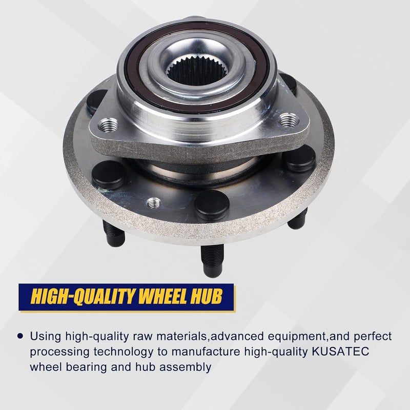 KUSATEC 513277 Front Rear Wheel Hub and Bearing Assembly for Chevy Traverse, GMC Acadia, Saturn Outlook, and Buick Enclave - Image 3