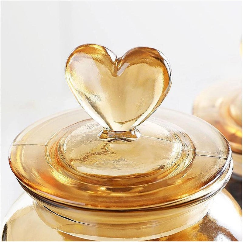 bellemax 1000ML Clear Glass Storage Jar With Pop Air Tight Glass Lids- Airtight Food Jars Glass Kitchen Containers For Pantry, Pickle Jar, Sugar Pasta Cereal Flour Sugar Storage Jar (BM-02, Set of 2) - Image 4